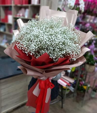 Букет цветов из: Гипсофила в Негомож