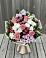 Букет цветов из: Альстромерии, Гвоздики, Розы и Хризантемы в Негомож
