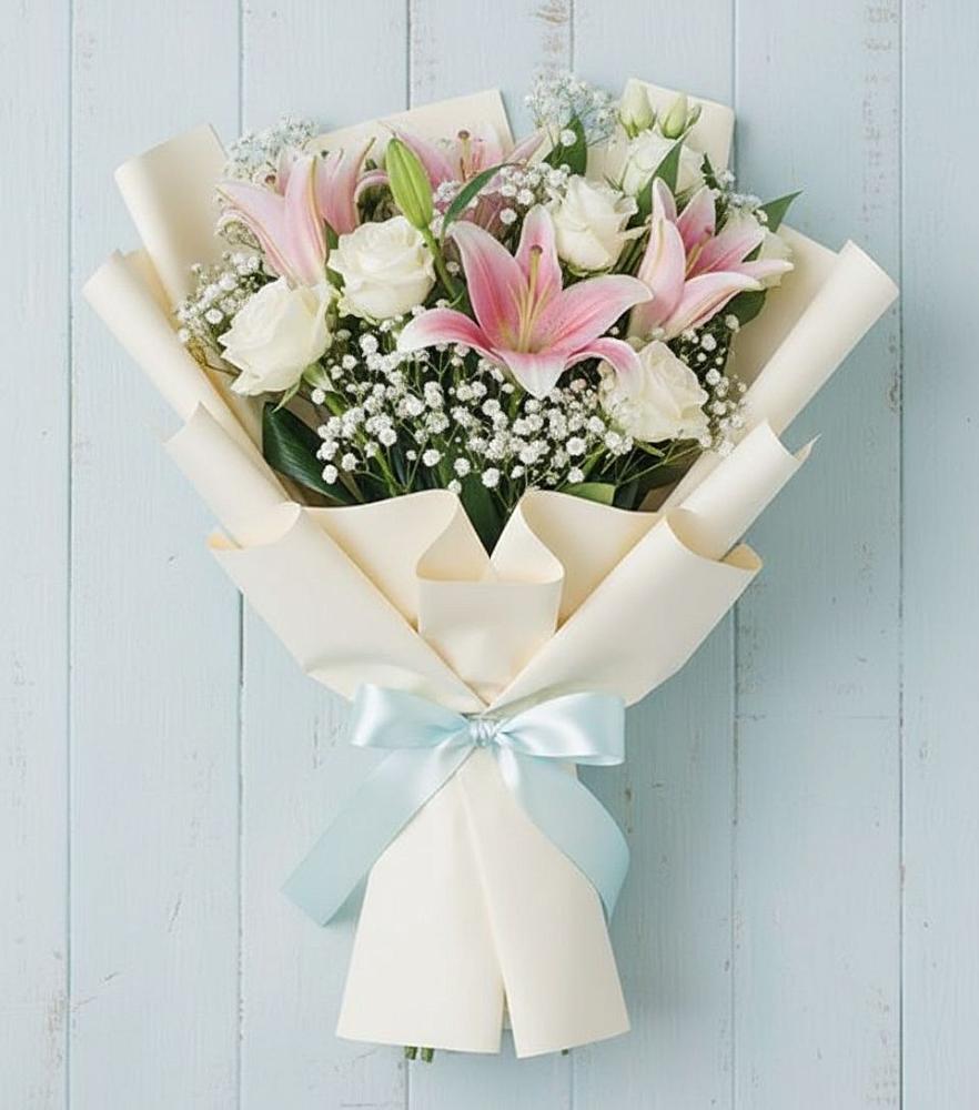 Букет цветов из: Лилии в Негомож