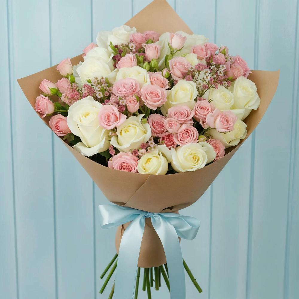 Букет цветов из: Розы в Негомож
