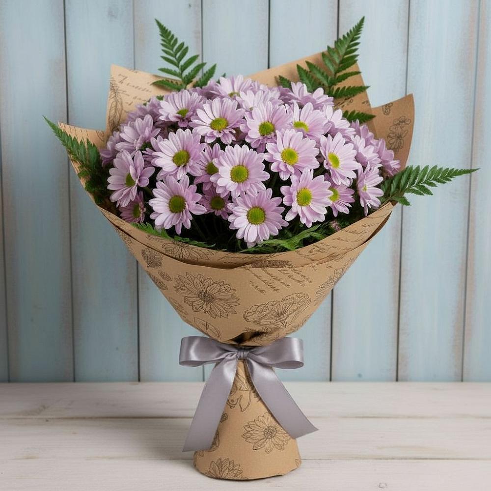 Букет цветов из: Хризантемы в Негомож