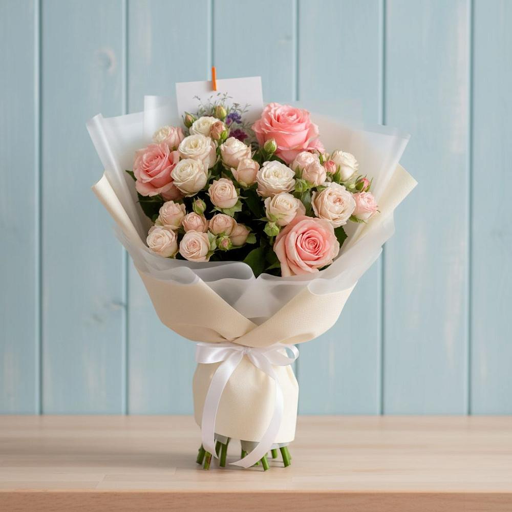 Букет цветов из: Розы в Негомож