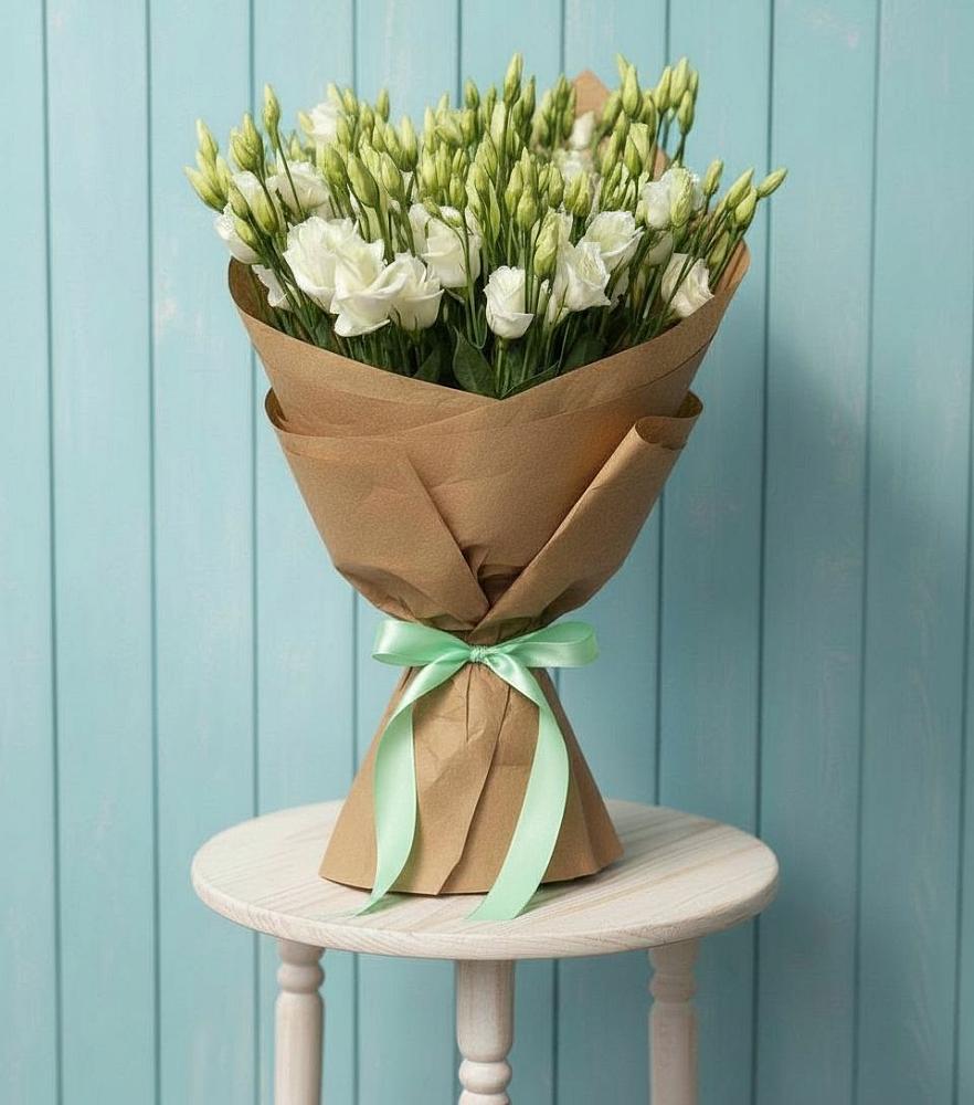 Букет цветов из: Лизиантусы в Негомож