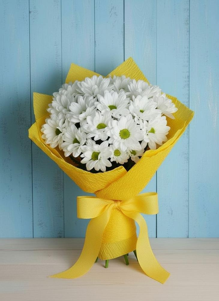 Букет цветов из: Хризантемы в Негомож