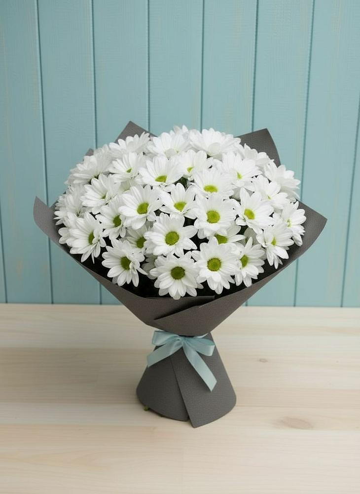 Букет цветов из: Хризантемы в Негомож