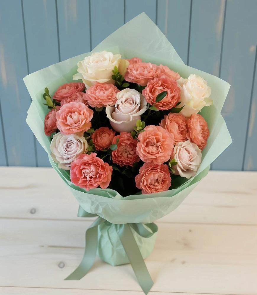 Букет цветов из: Розы в Негомож