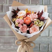 Букет цветов из:  Гвоздики, Хризантемы и Розы #REPLACE_PRED# Негомож