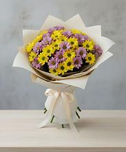 Букет цветов из:  Хризантемы в Негомож