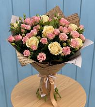 Букет цветов из:  Розы в Негомож