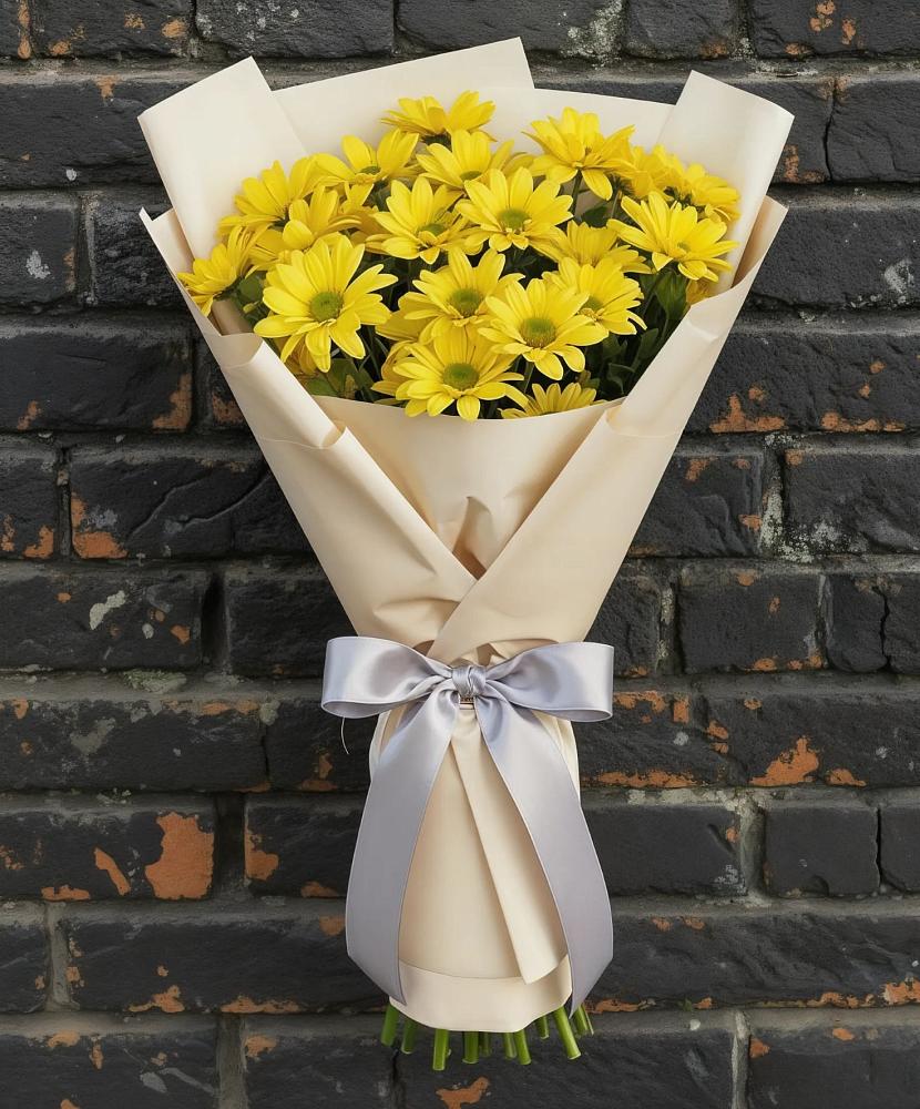 Букет цветов из: Хризантемы в Негомож