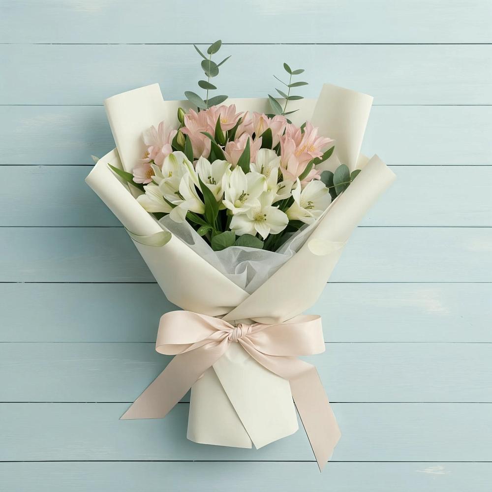 Букет цветов из: Альстромерии в Негомож