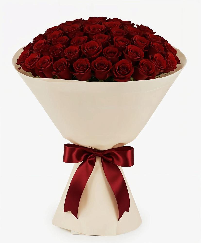 Букет 101 Бордовая роза Блэк Бакарра в Негомож