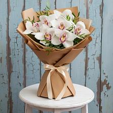 Букет цветов из:  Орхидеи и Розы в Негомож